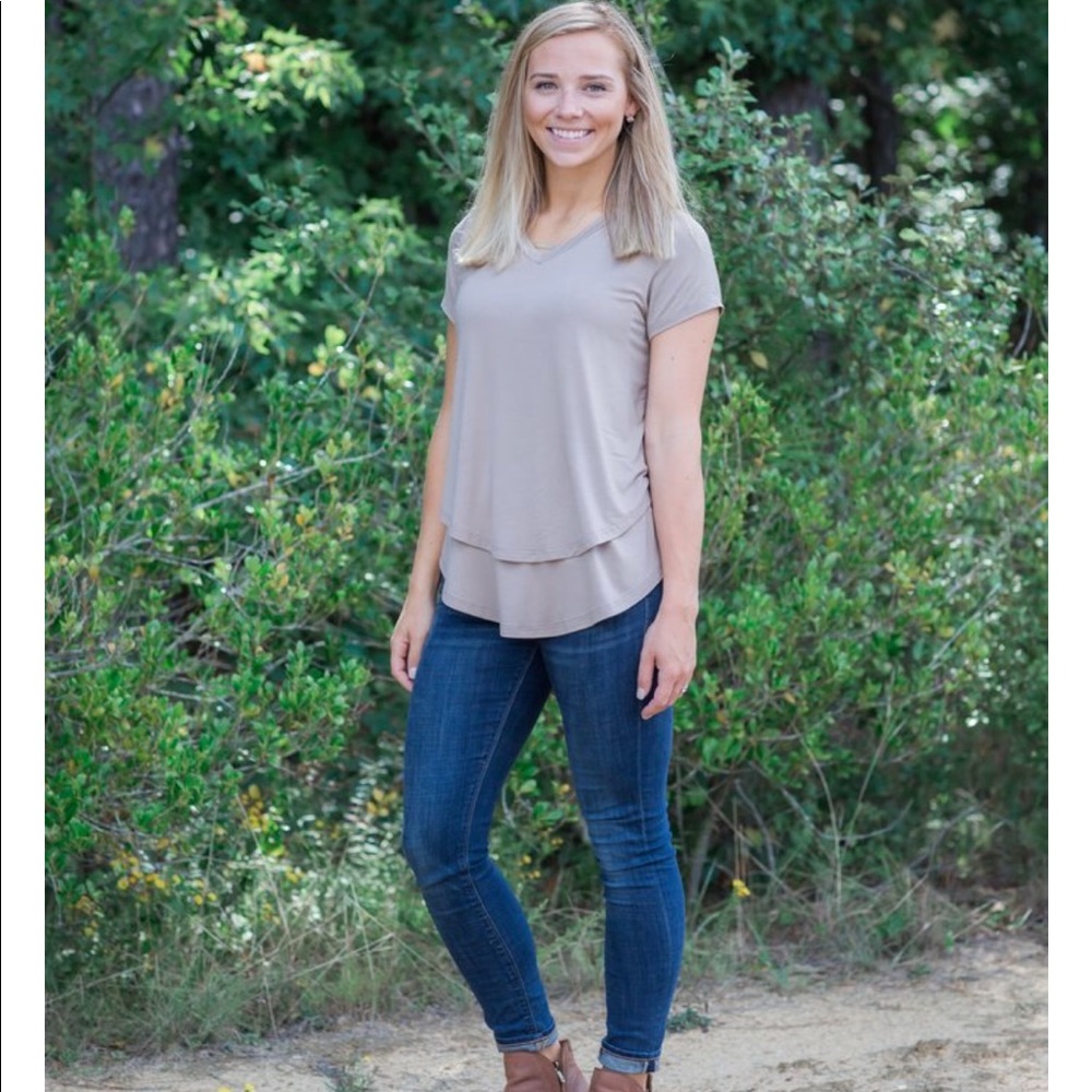 Latched Mama Nursing V-neck Tee shirt